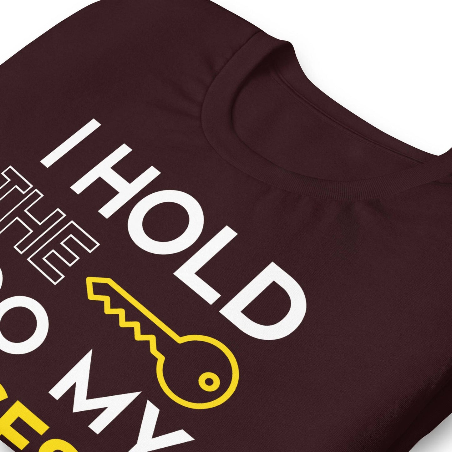 Unisex t-shirt - I hold the key to my success