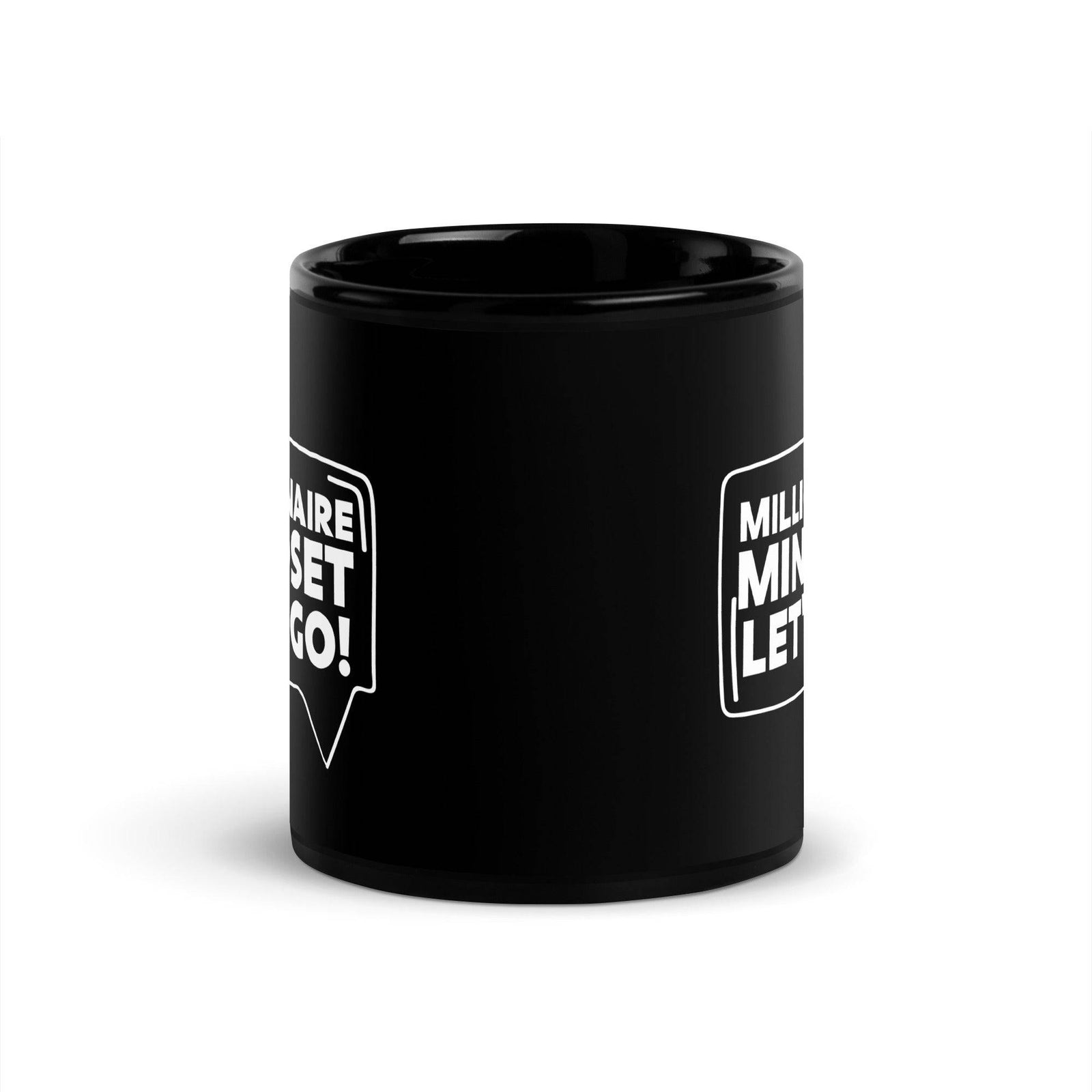 Millionaire Mindset - Black Glossy Mug - AKA Apparel