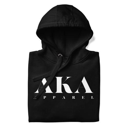 Load image into Gallery viewer, AKA-Black/White (Unisex Hoodie)
