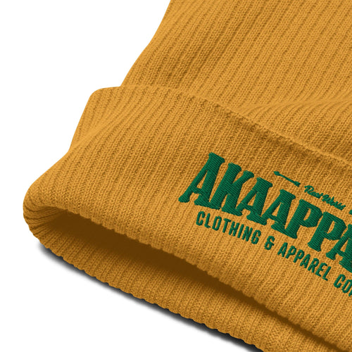 Load image into Gallery viewer, Mustard Yellow AKA Beanie - AKA Apparel
