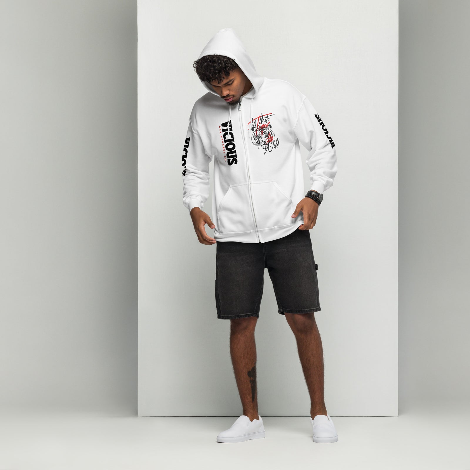 Vicitious Zip Hoodie (Unisex) - AKA Apparel