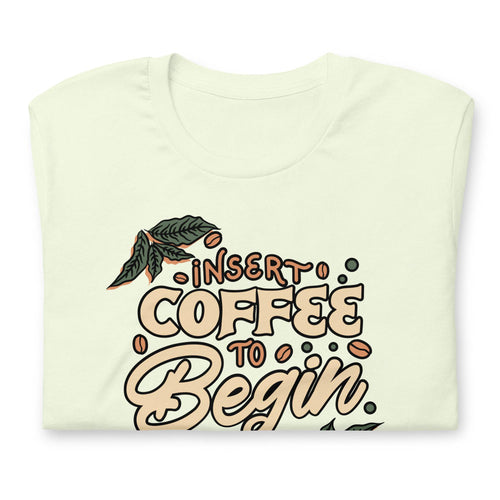 Cargar imagen en el visor de la Galería, Insert Coffee (Unisex t-shirt) - AKA Apparel
