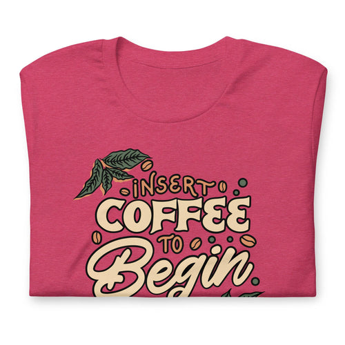 Cargar imagen en el visor de la Galería, Insert Coffee (Unisex t-shirt) - AKA Apparel
