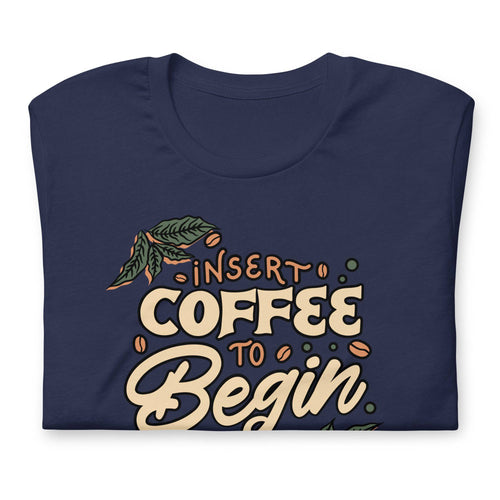 Cargar imagen en el visor de la Galería, Insert Coffee (Unisex t-shirt) - AKA Apparel
