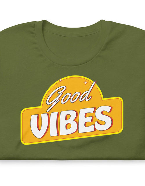 Load image into Gallery viewer, Good Vibes (Unisex t-shirt) - AKA Apparel
