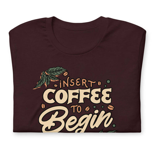Cargar imagen en el visor de la Galería, Insert Coffee (Unisex t-shirt) - AKA Apparel
