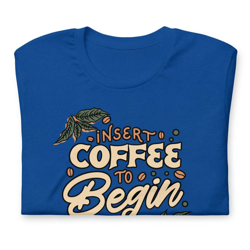Cargar imagen en el visor de la Galería, Insert Coffee (Unisex t-shirt) - AKA Apparel
