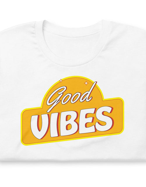 Load image into Gallery viewer, Good Vibes (Unisex t-shirt) - AKA Apparel

