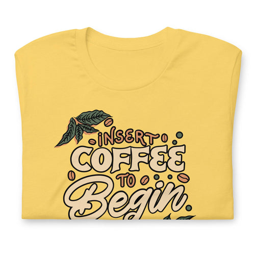 Cargar imagen en el visor de la Galería, Insert Coffee (Unisex t-shirt) - AKA Apparel
