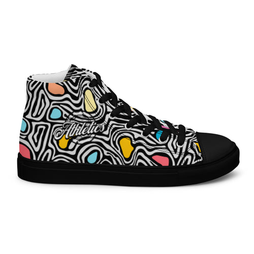Load image into Gallery viewer, Grunge (Women’s high top canvas shoes) - AKA Apparel
