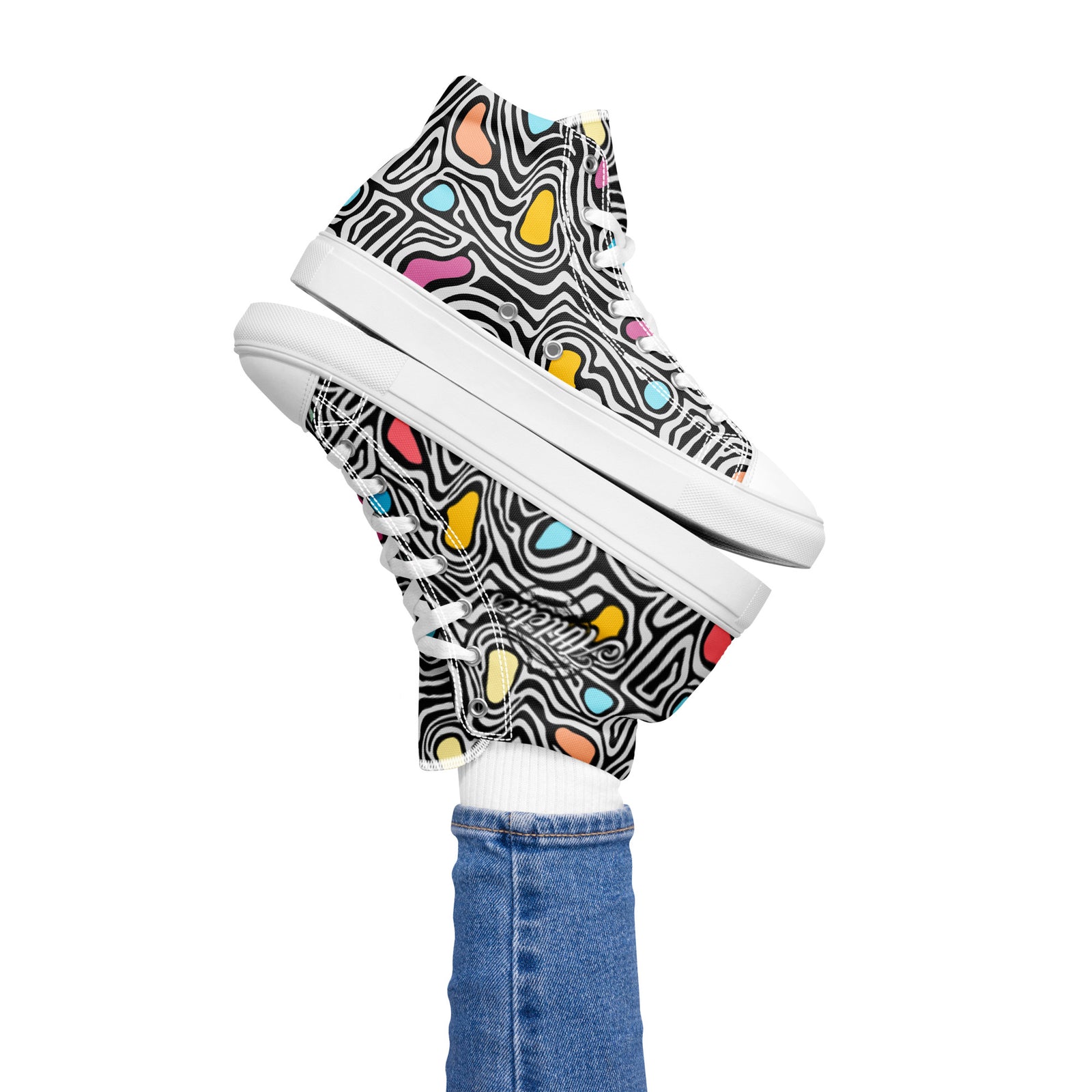 Grunge (Women’s high top canvas shoes) - AKA Apparel