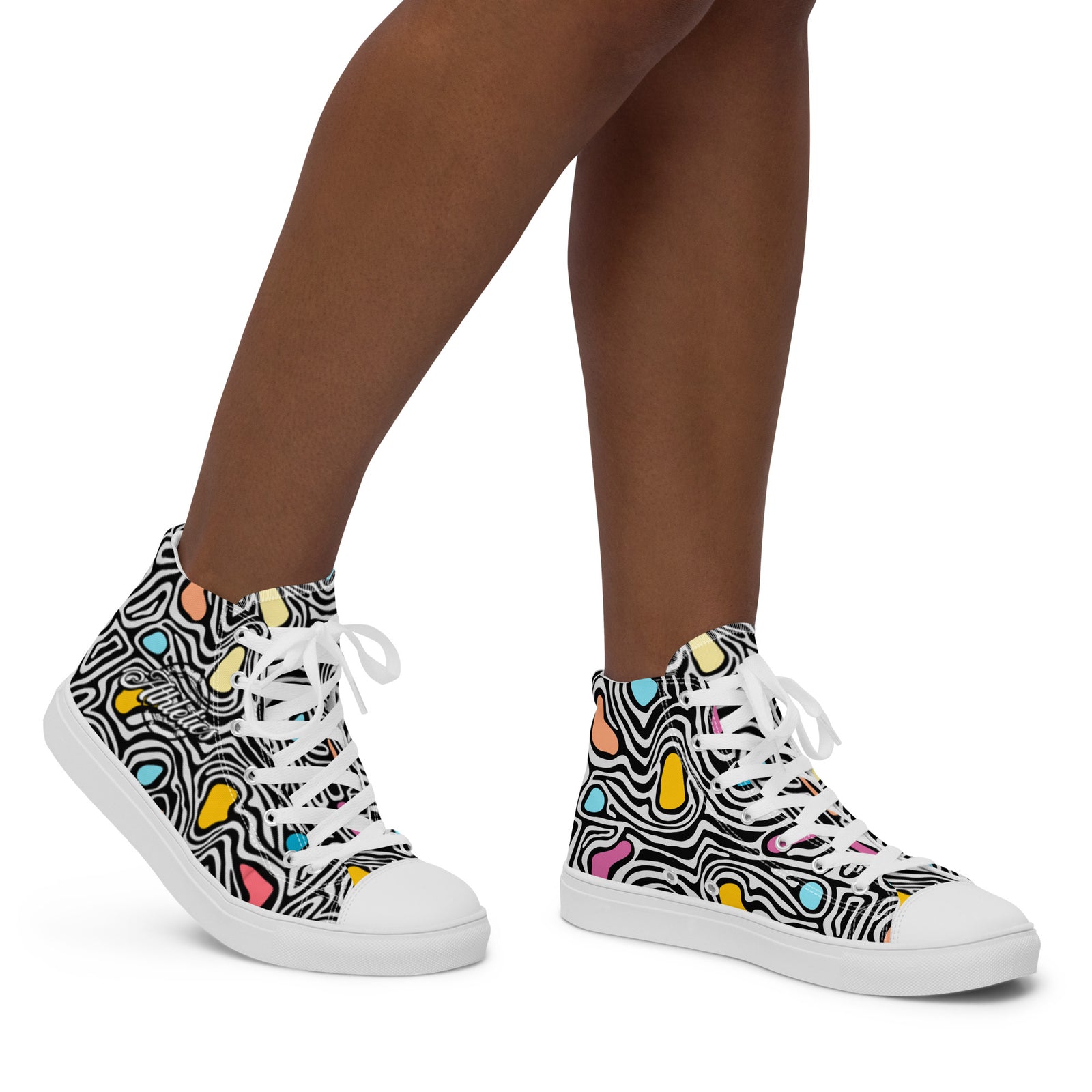 Grunge (Women’s high top canvas shoes) - AKA Apparel