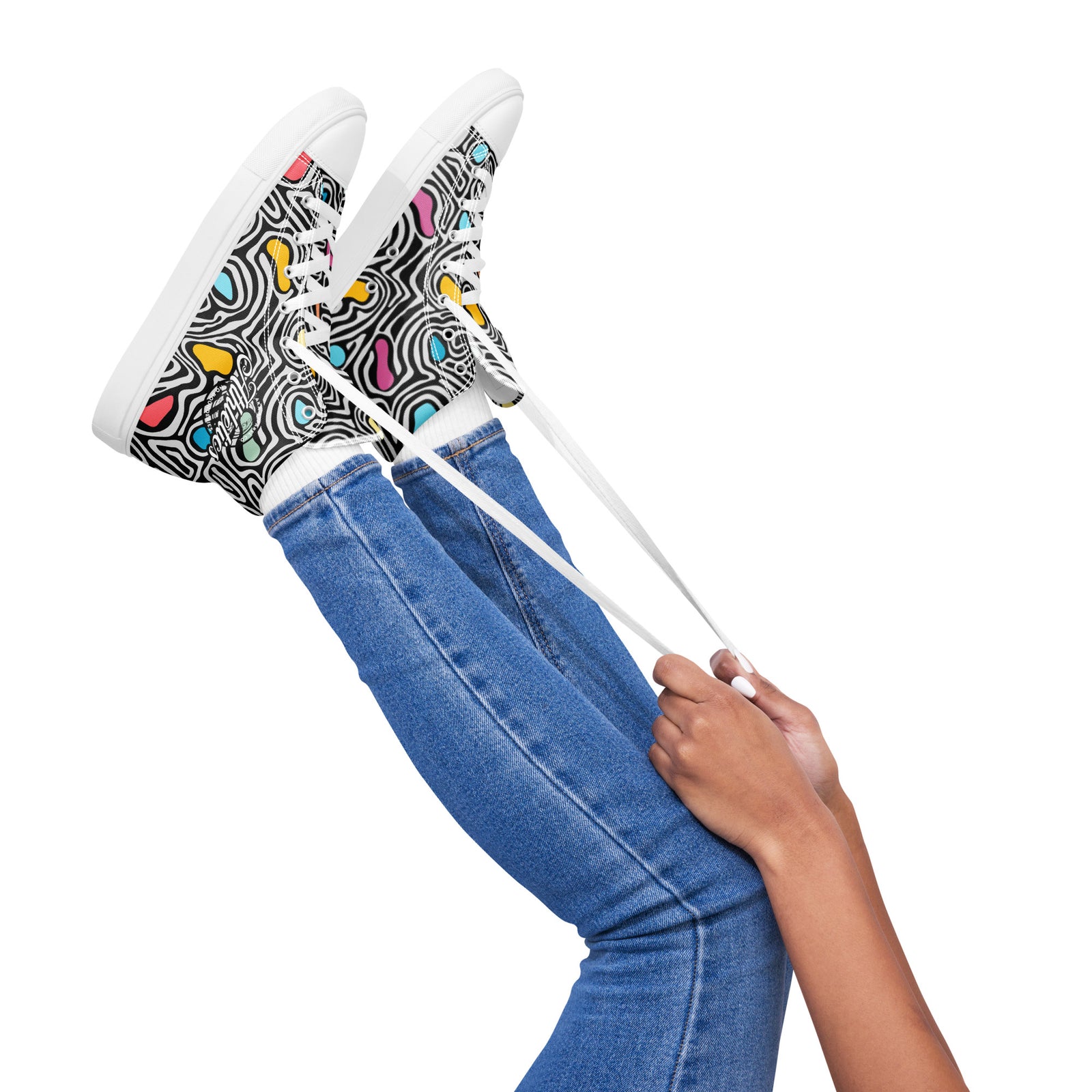Grunge (Women’s high top canvas shoes) - AKA Apparel