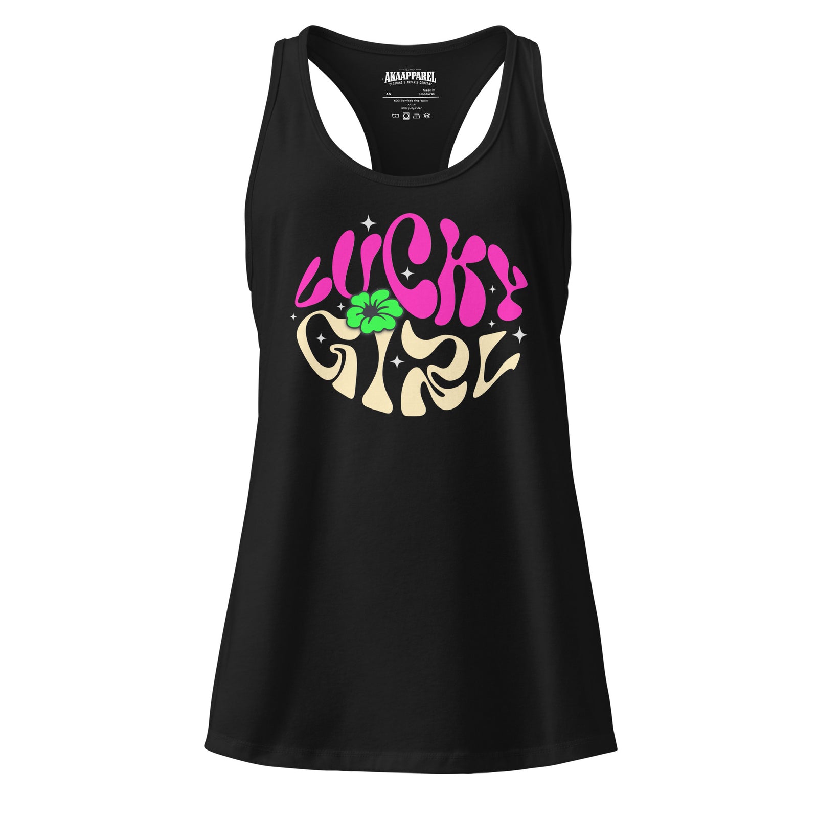 Lucky Girl (Women’s fitted racerback tank top) - AKA Apparel