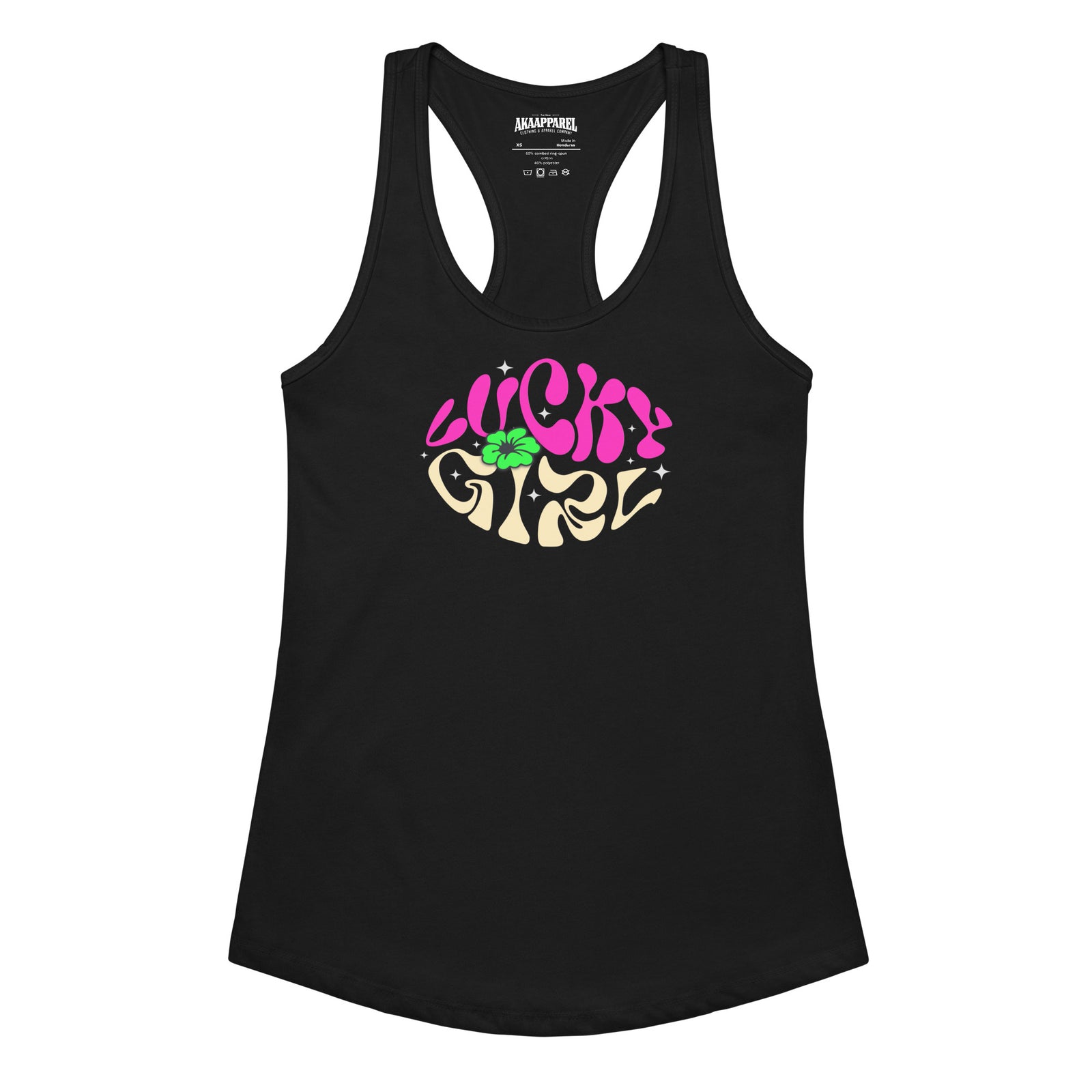 Lucky Girl (Women’s fitted racerback tank top) - AKA Apparel